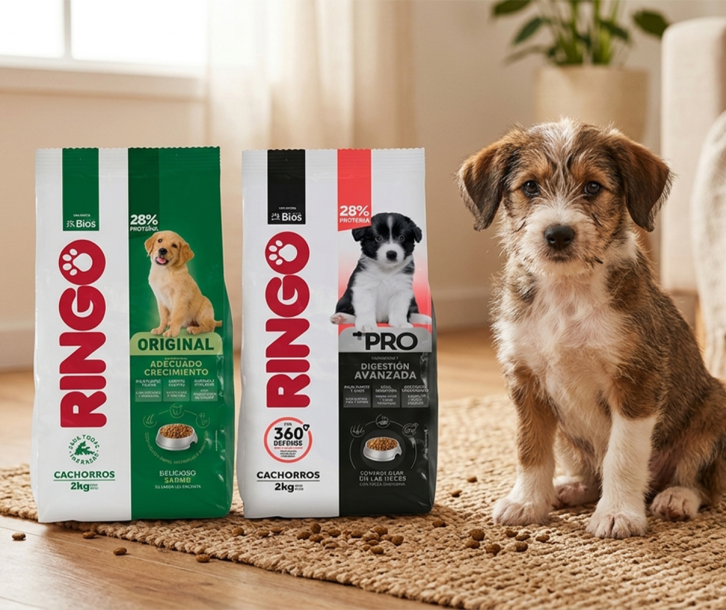 Ringo para cachorros: nutrición durante el crecimiento