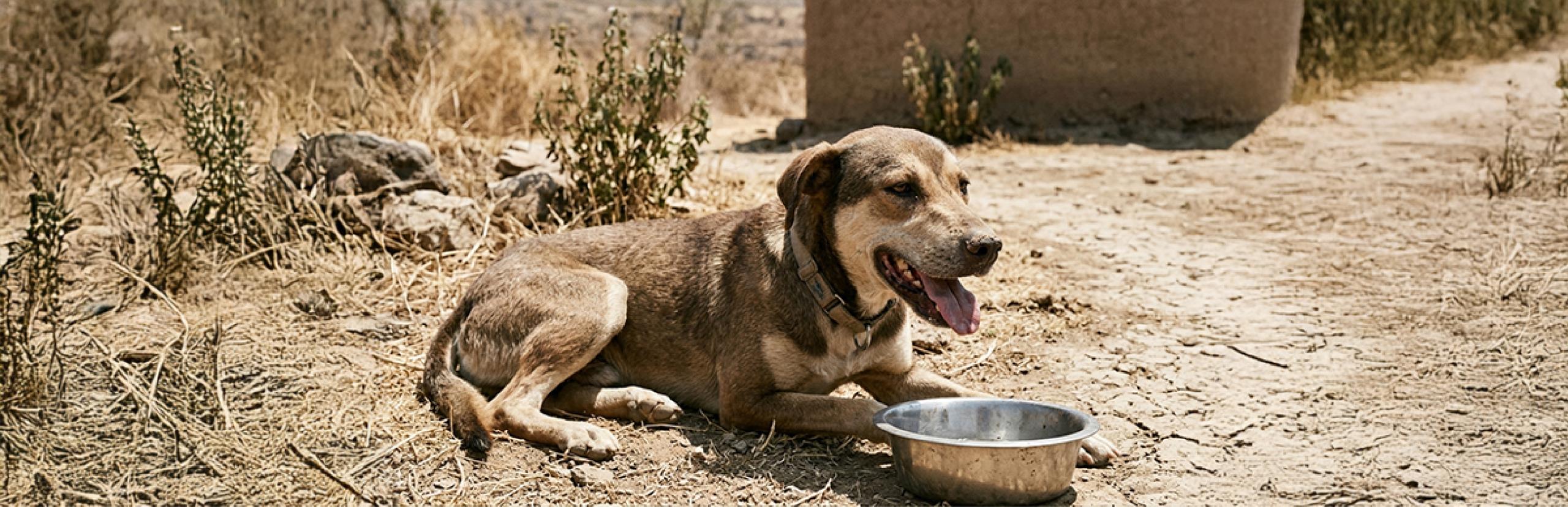 signos de deshidratación en perros