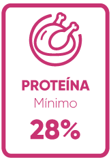 Proteína mínimo 28%